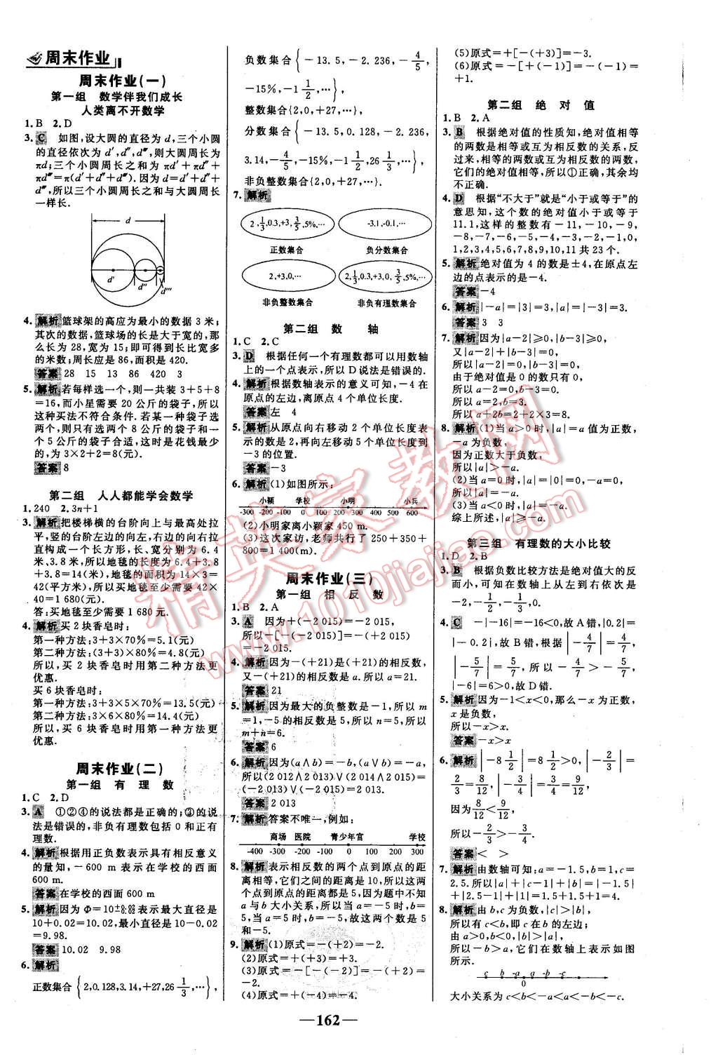 2015年世紀(jì)金榜百練百勝七年級數(shù)學(xué)上冊華師大版 第24頁