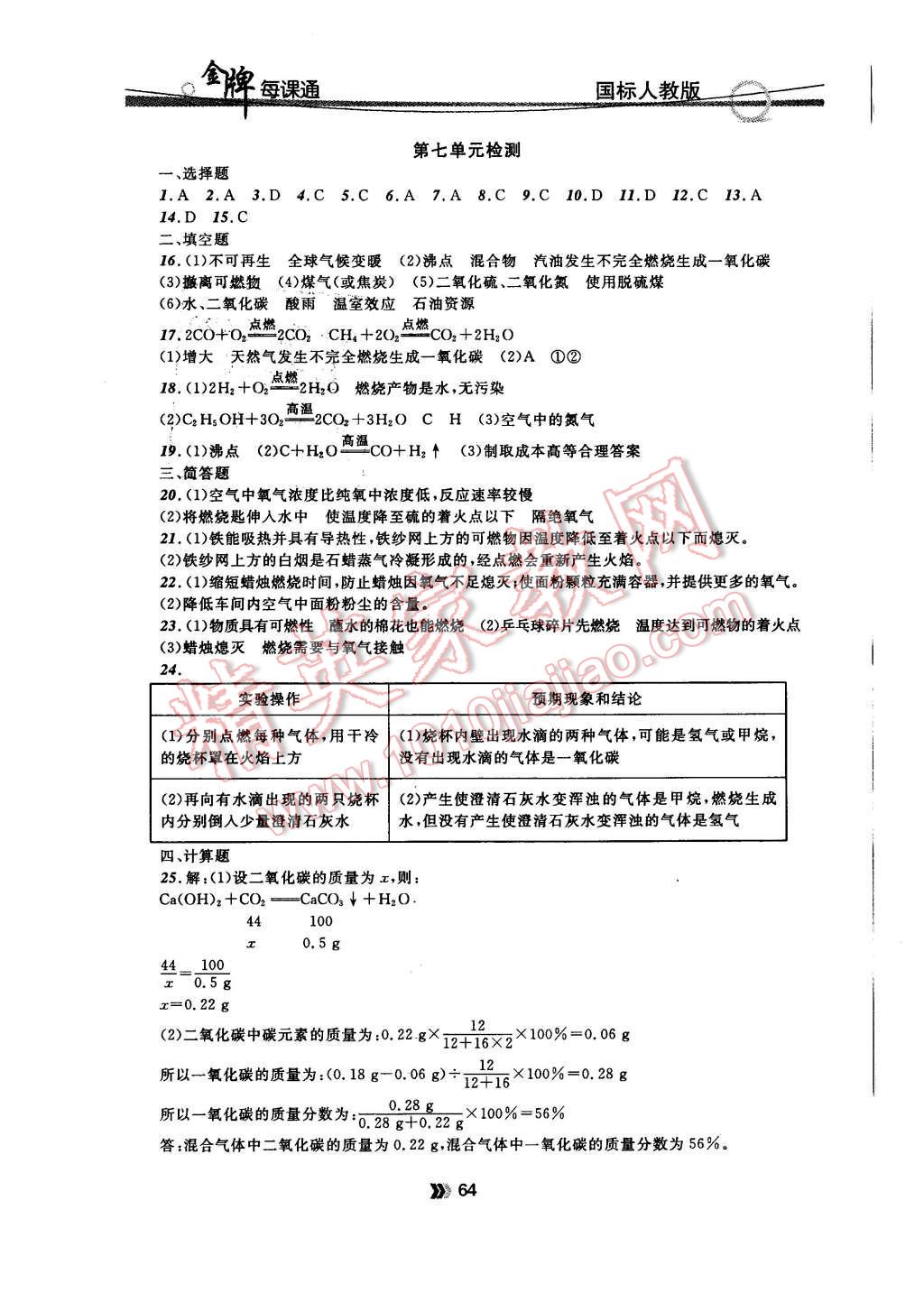 2015年金牌每課通九年級(jí)化學(xué)全一冊(cè)人教版 第4頁