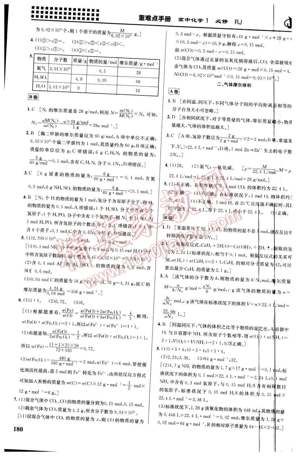 2015年重難點(diǎn)手冊(cè)高中化學(xué)必修1人教版 第2頁(yè)