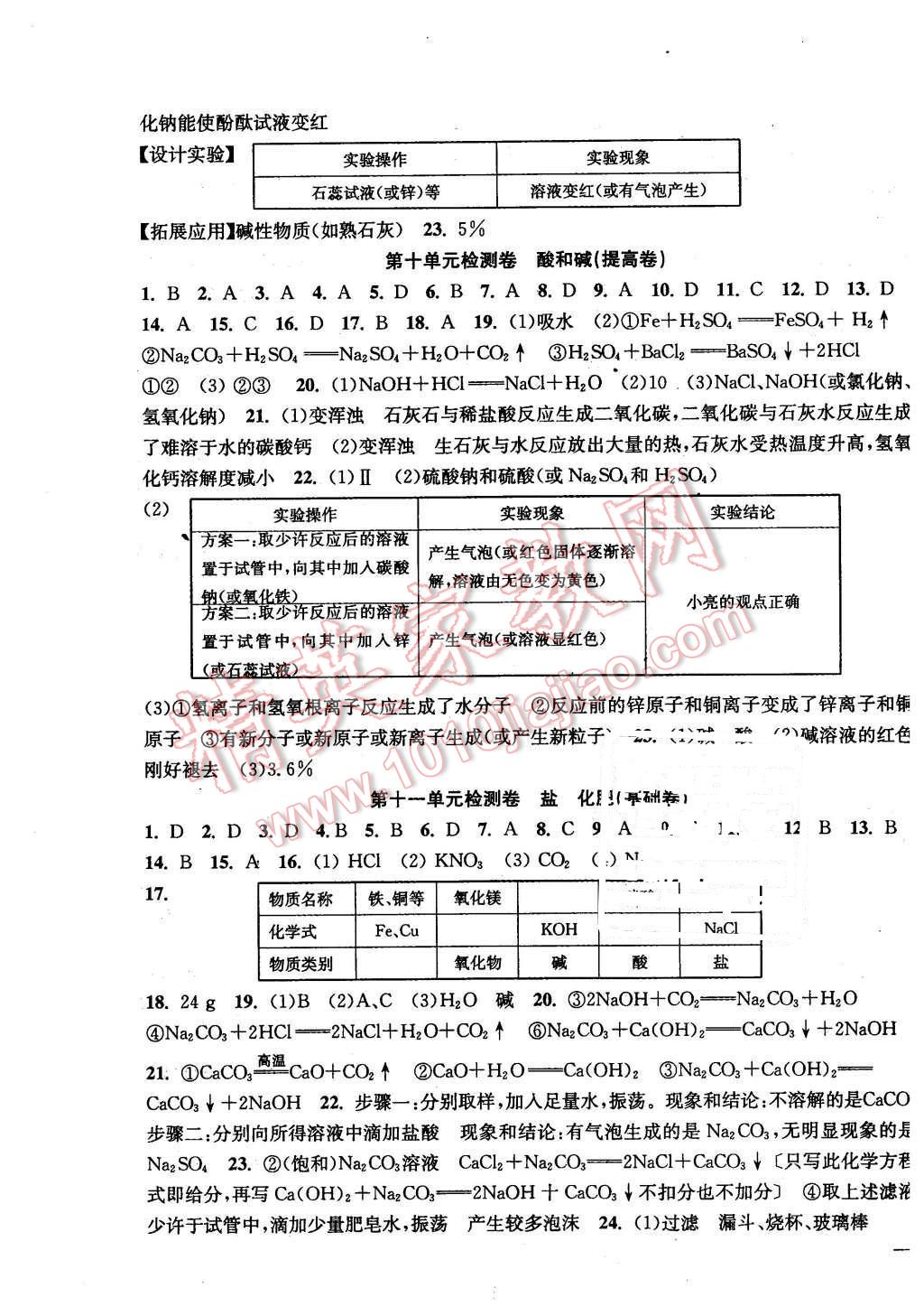 2015年階段性單元目標(biāo)大試卷九年級化學(xué)上冊全國版 第9頁