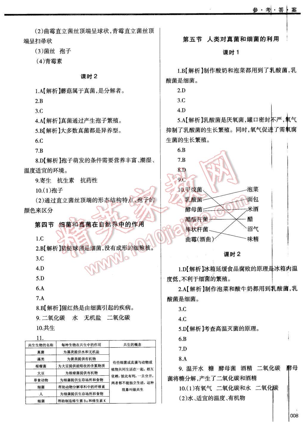 2015年學(xué)習(xí)質(zhì)量監(jiān)測(cè)八年級(jí)生物學(xué)上冊(cè)人教版 第8頁