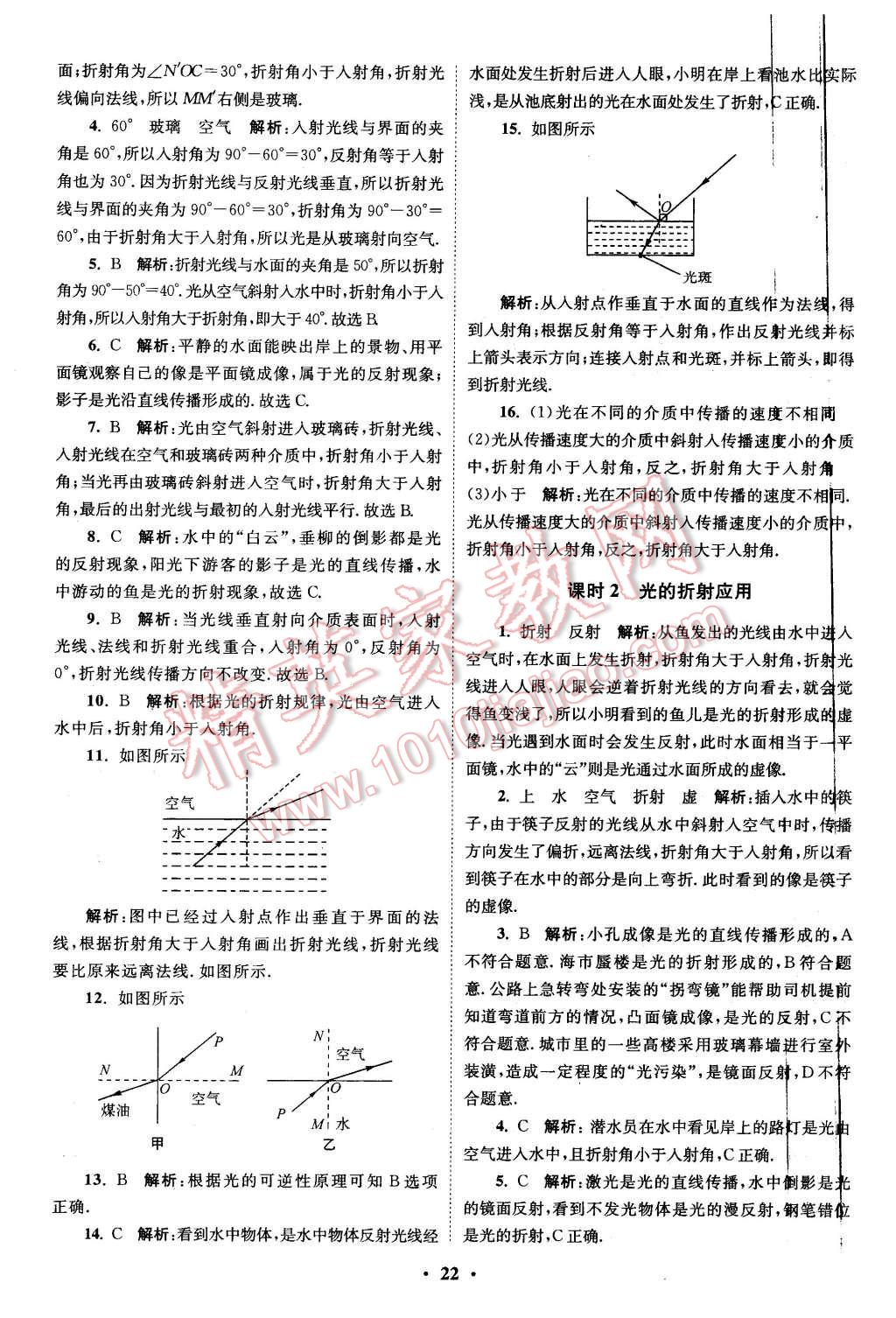 2015年初中物理小题狂做八年级上册苏科版提优版 第22页