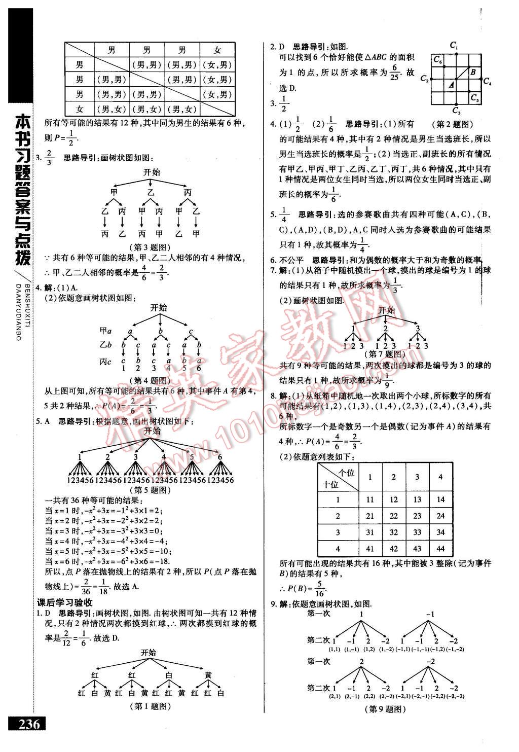 2015年倍速學(xué)習(xí)法九年級數(shù)學(xué)上冊蘇科版 第23頁