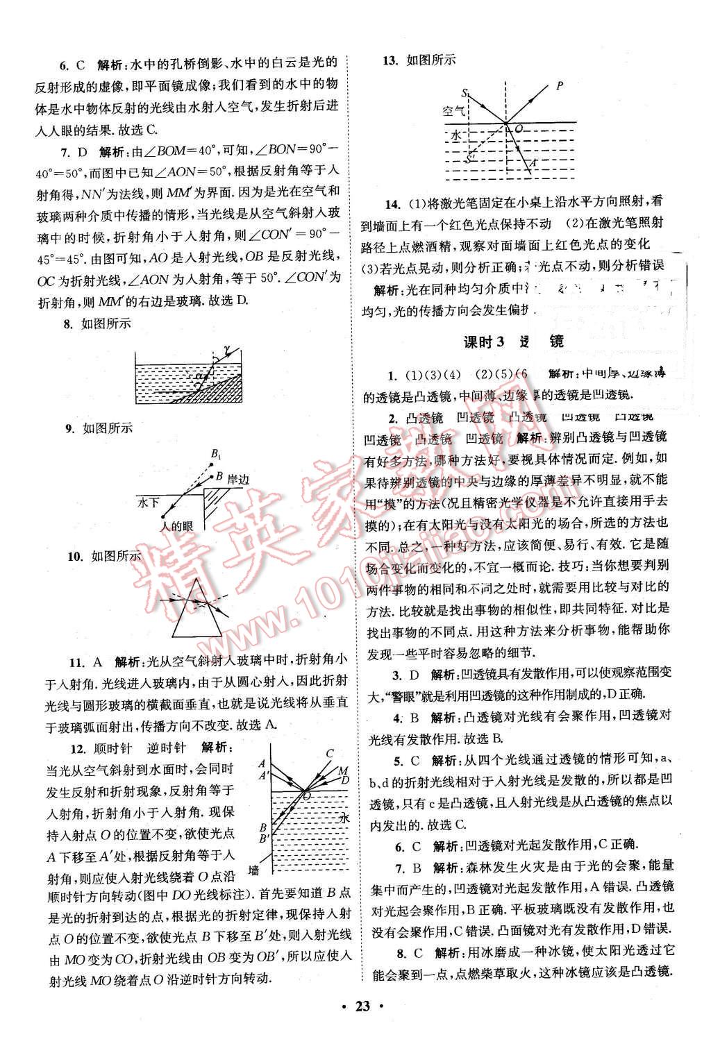 2015年初中物理小题狂做八年级上册苏科版提优版 第23页