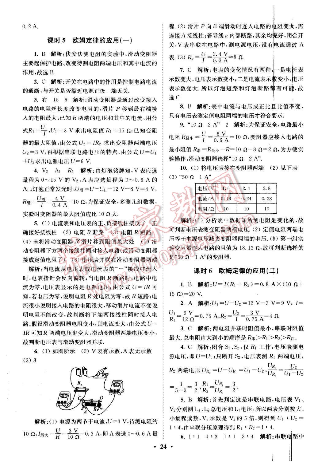 2015年初中物理小題狂做九年級(jí)上冊(cè)蘇科版提優(yōu)版 第24頁