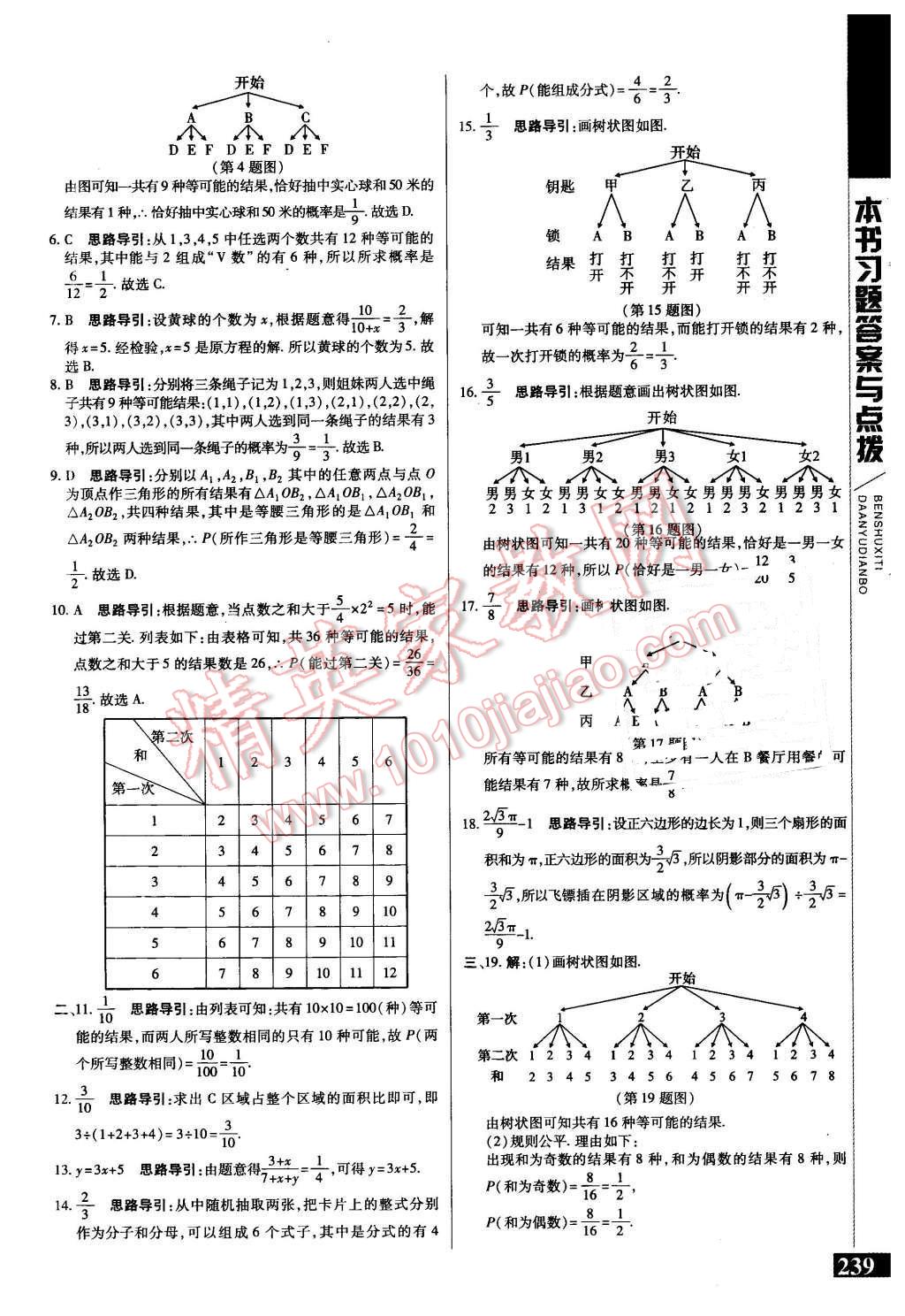 2015年倍速學(xué)習(xí)法九年級(jí)數(shù)學(xué)上冊(cè)蘇科版 第26頁(yè)