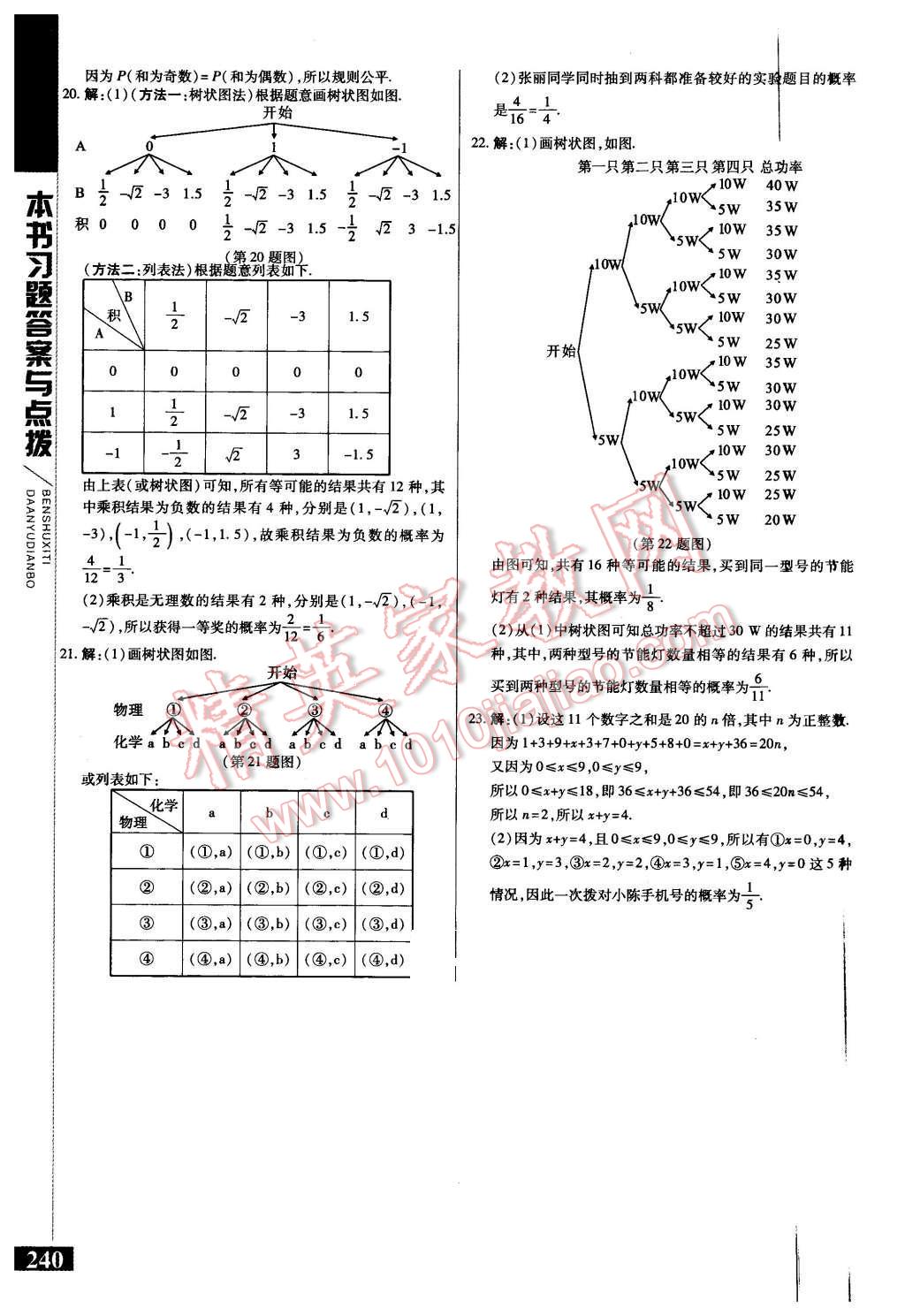 2015年倍速學(xué)習(xí)法九年級數(shù)學(xué)上冊蘇科版 第27頁