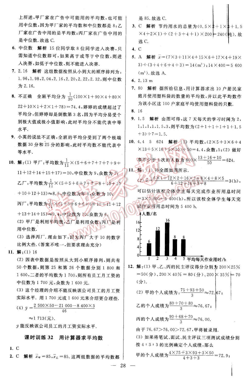 2015年初中數(shù)學(xué)小題狂做九年級上冊蘇科版基礎(chǔ)版 第28頁