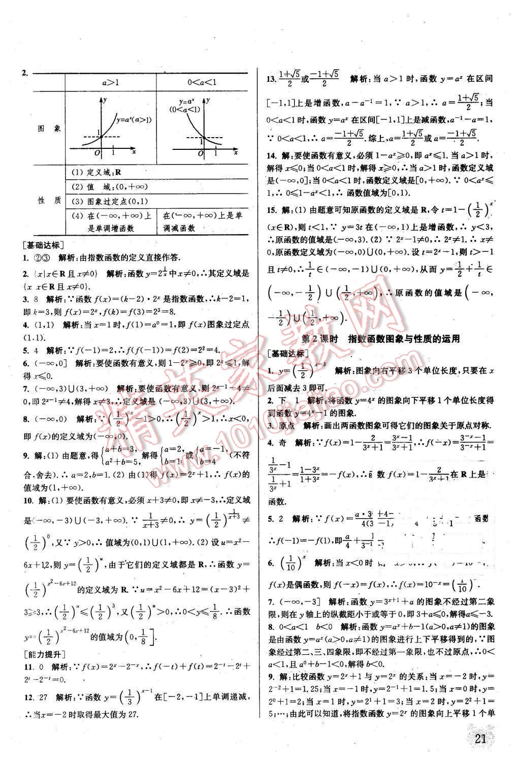 2015年通城學(xué)典課時作業(yè)本數(shù)學(xué)必修1蘇教版 第20頁