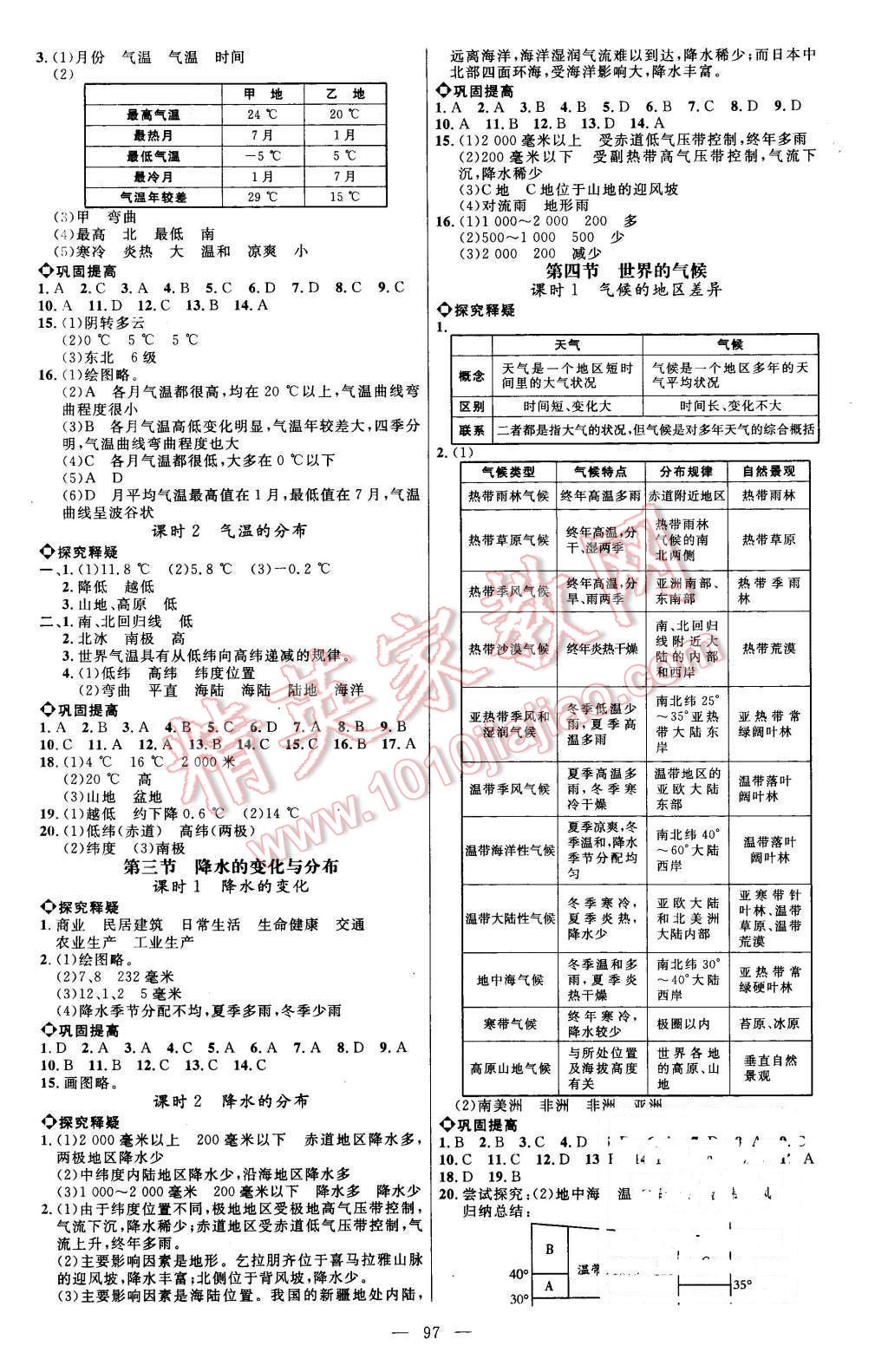 2015年細解巧練六年級地理上冊魯教版 第4頁