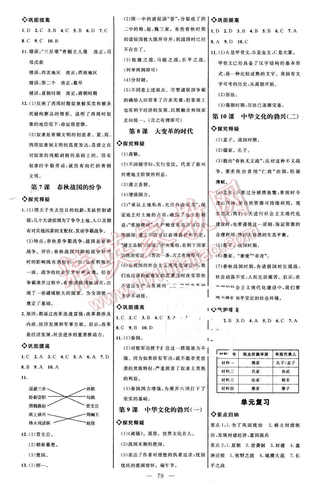 2015年細(xì)解巧練六年級歷史上冊魯教版 第2頁