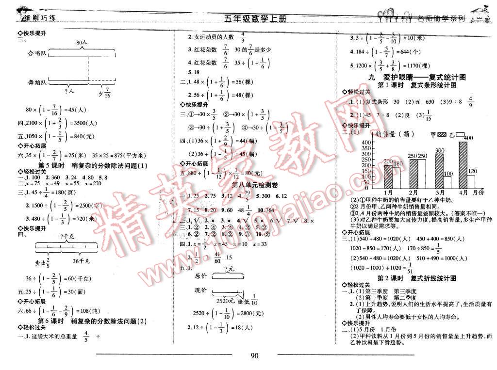 2015年细解巧练五年级数学上册青岛版 第10页