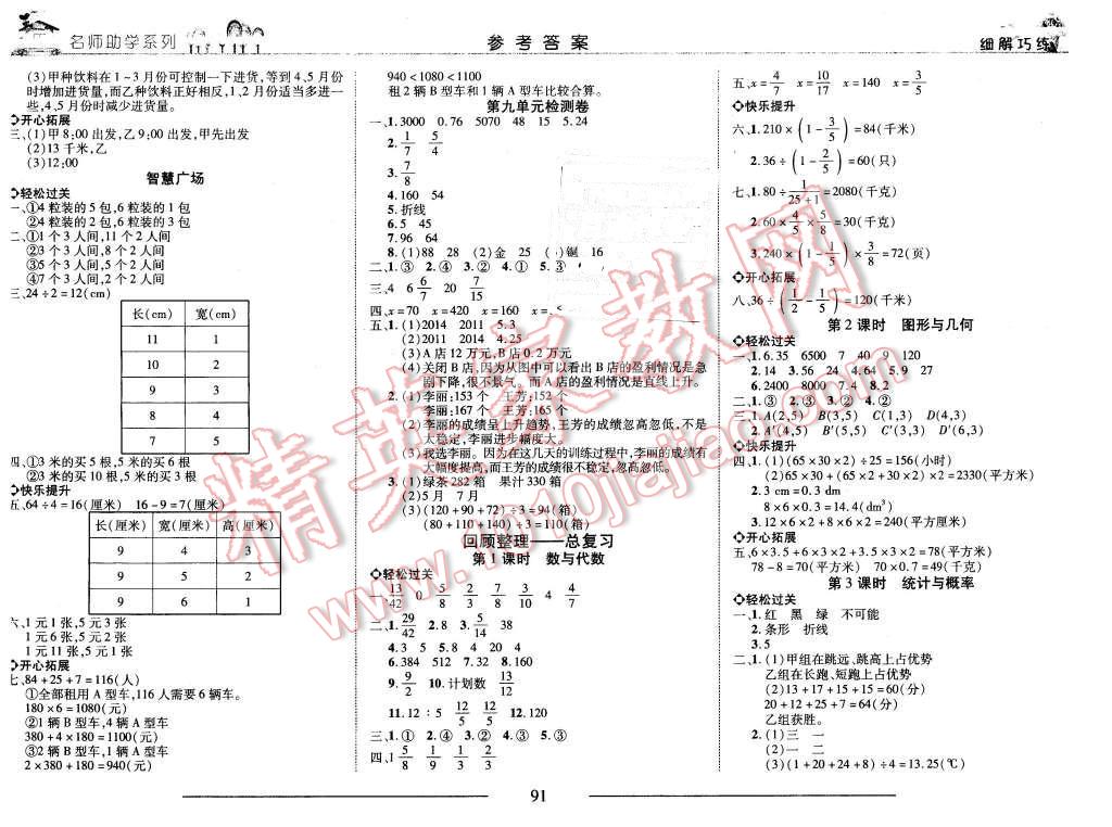 2015年细解巧练五年级数学上册青岛版 第11页