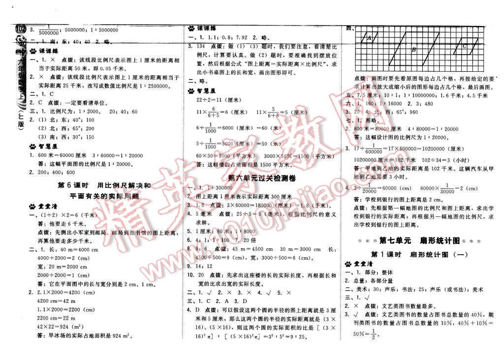 2015年綜合應(yīng)用創(chuàng)新題典中點六年級數(shù)學上冊冀教版 第20頁