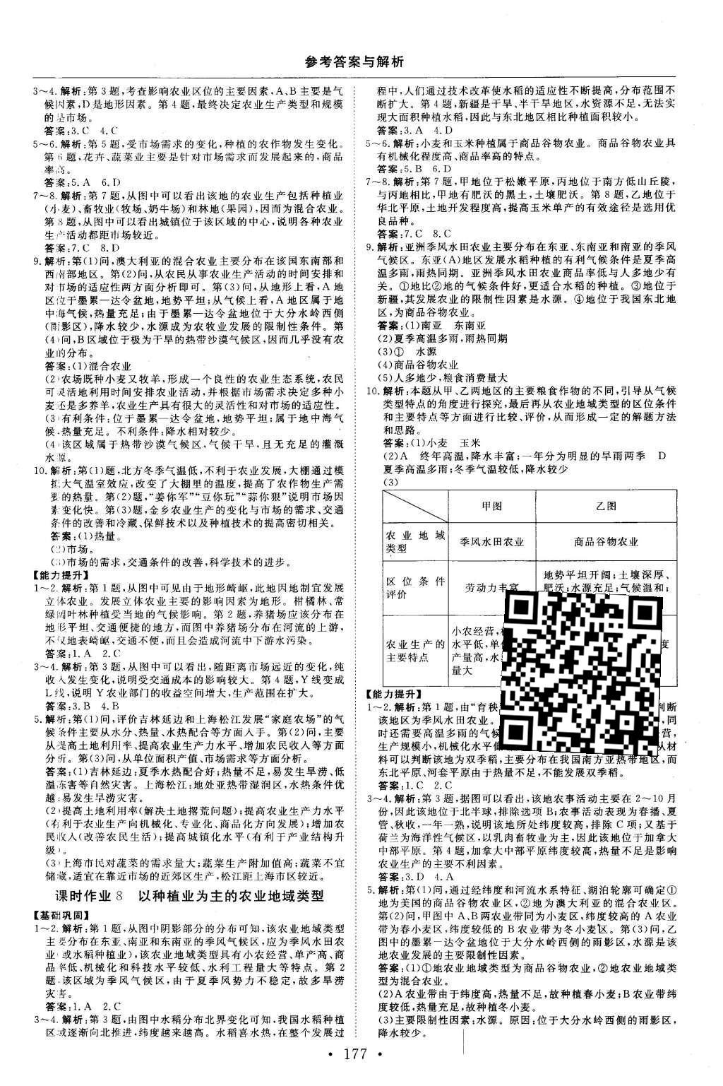 2015年高中同步創(chuàng)新課堂優(yōu)化方案地理必修2 參考答案第41頁