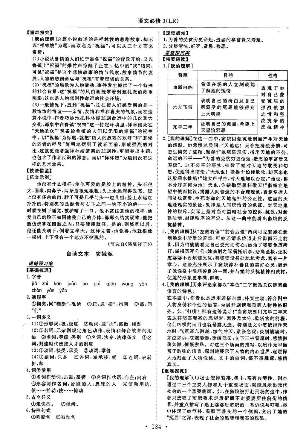 2015年高中同步創(chuàng)新課堂優(yōu)化方案語文必修3魯人版 參考答案第42頁