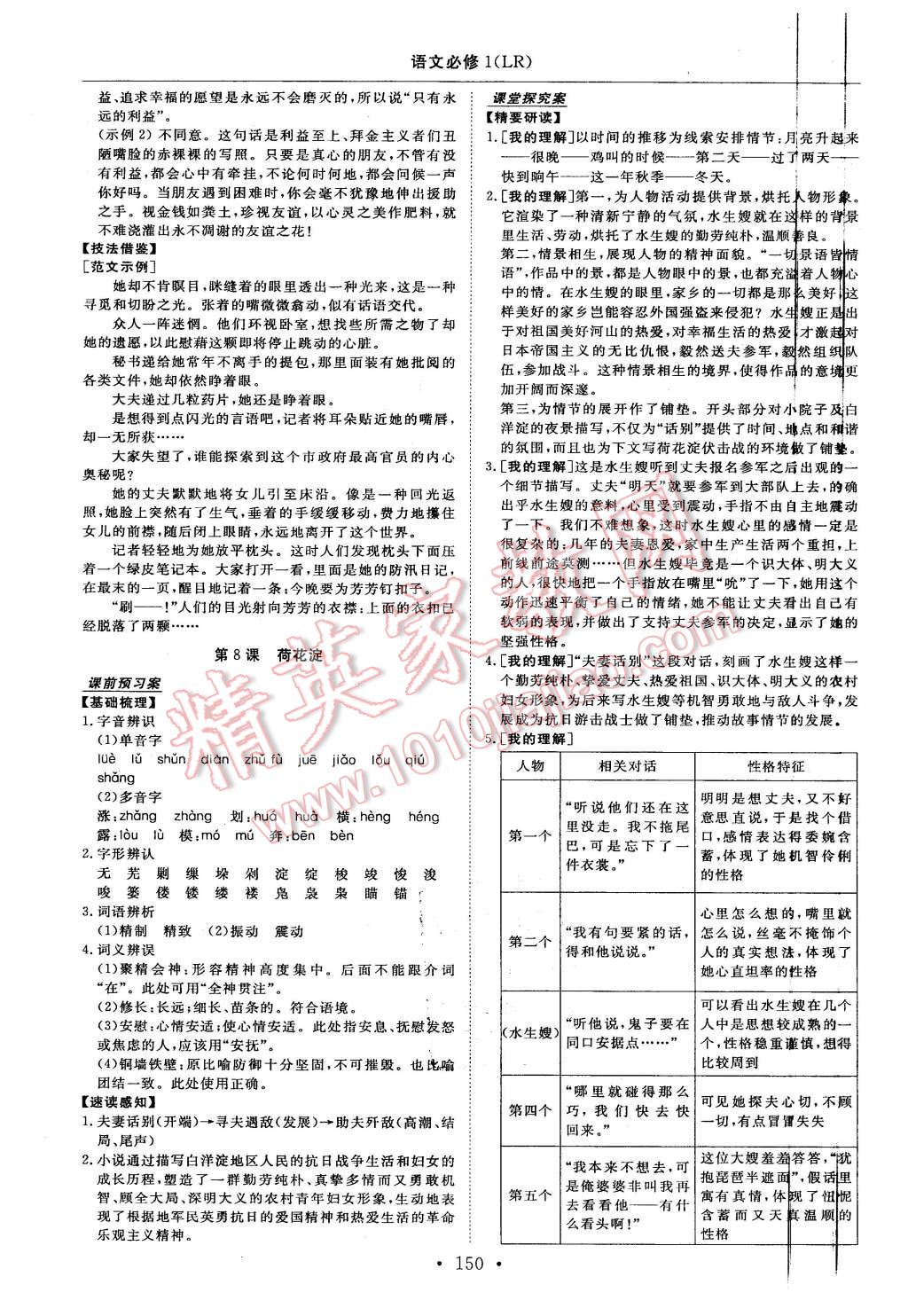 2015年高中同步創(chuàng)新課堂優(yōu)化方案語文必修1魯人版 第14頁