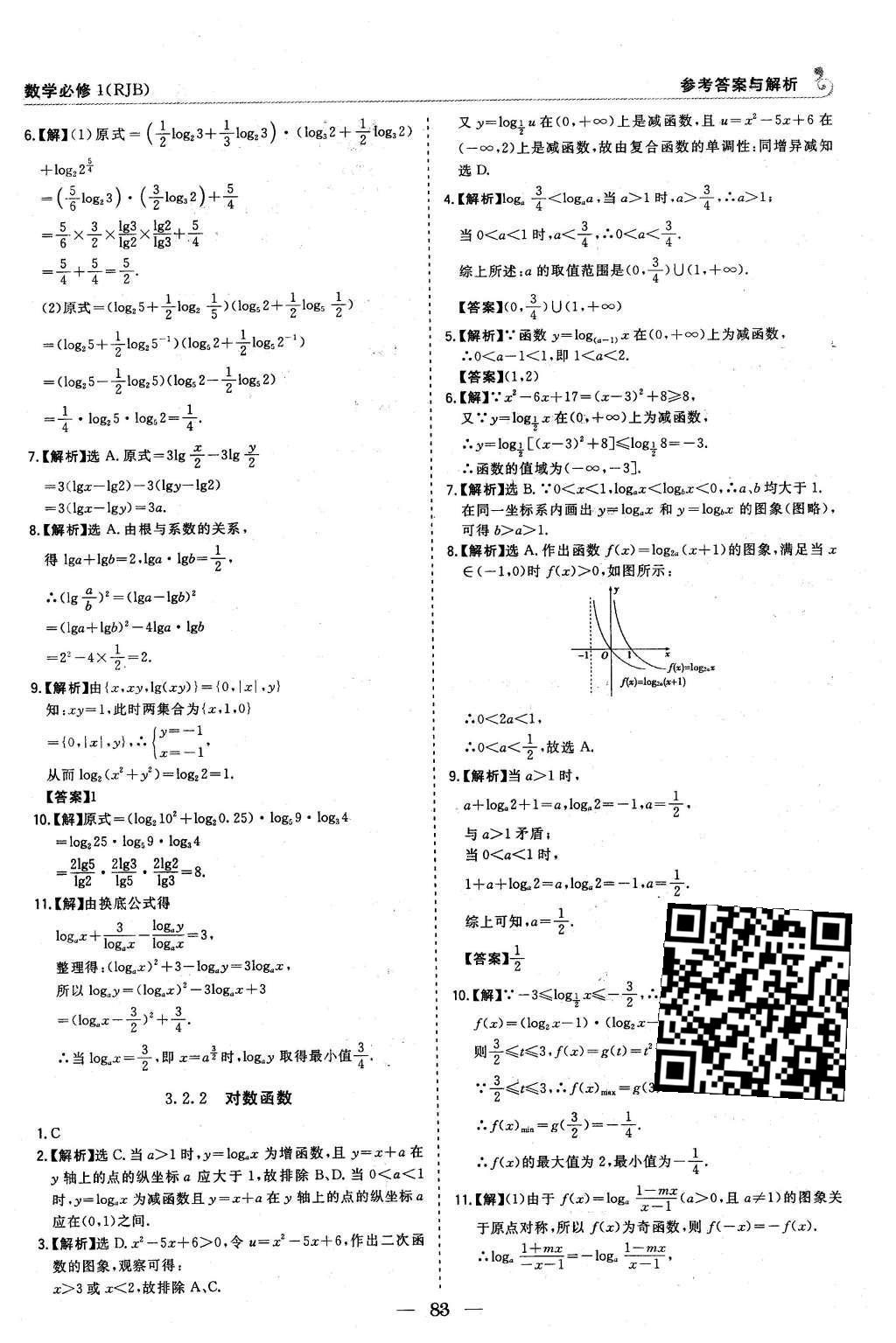 2015年高中同步學(xué)習(xí)講義優(yōu)化方案數(shù)學(xué)必修1人教B版 課時(shí)達(dá)標(biāo)與單元評(píng)估第33頁