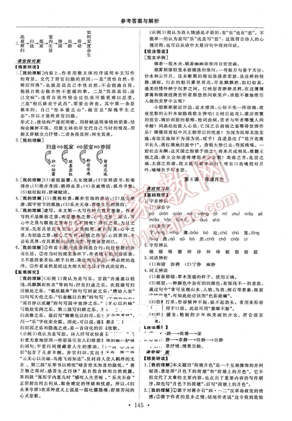 2015年高中同步創(chuàng)新課堂優(yōu)化方案語文必修1魯人版 第9頁