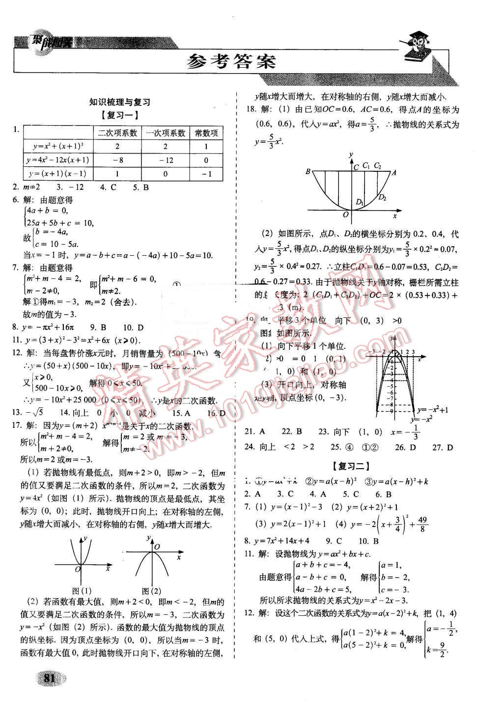 2016年聚能闖關(guān)期末復(fù)習(xí)沖刺卷九年級數(shù)學(xué)下冊華師大版 第1頁