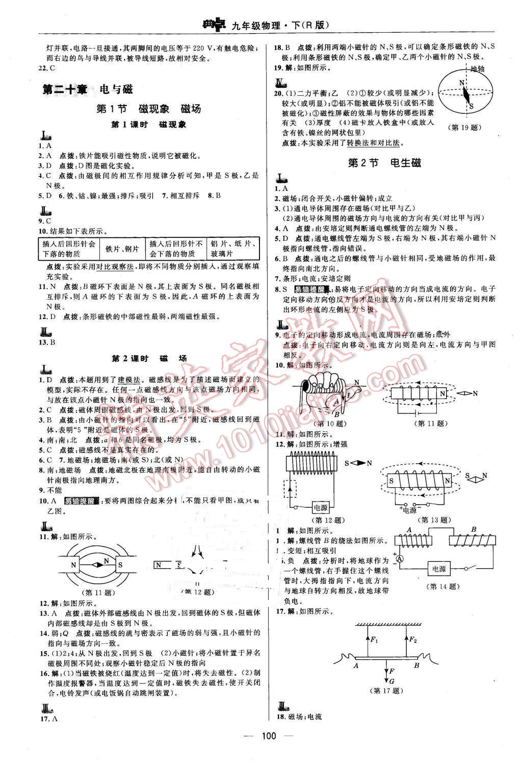 2016年綜合應(yīng)用創(chuàng)新題典中點九年級物理下冊人教版 第6頁