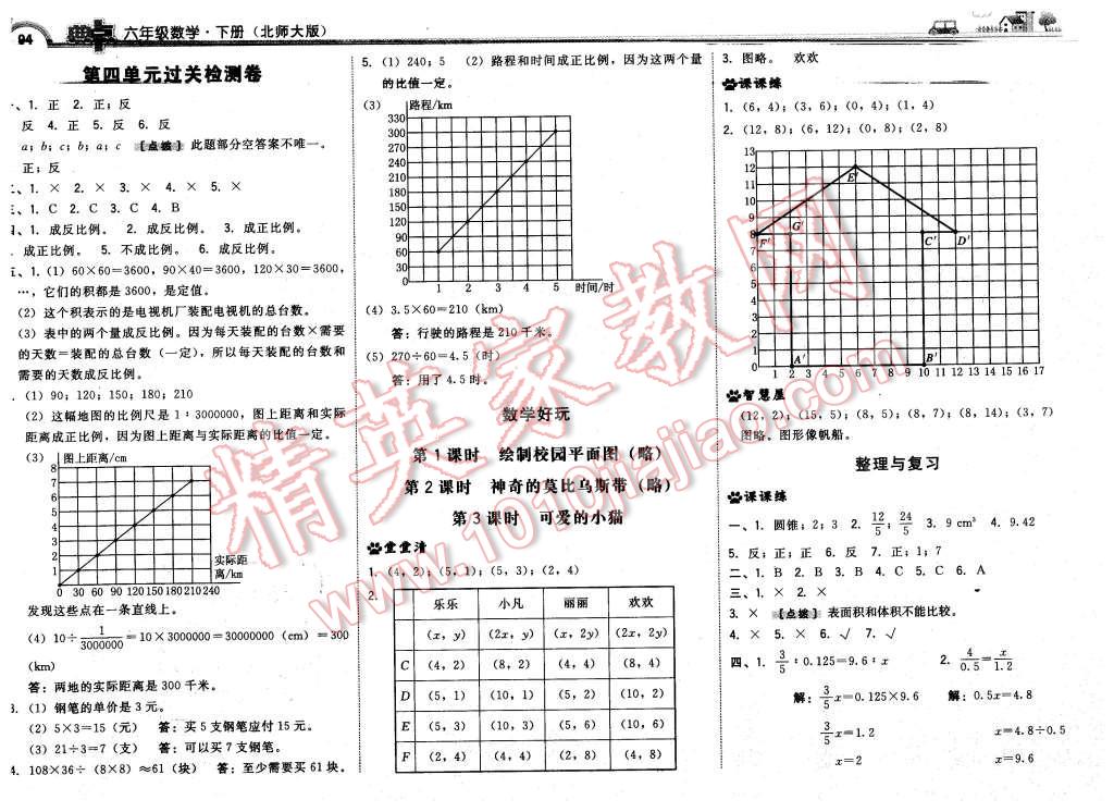 2016年綜合應(yīng)用創(chuàng)新題典中點六年級數(shù)學(xué)下冊北師大版 第12頁