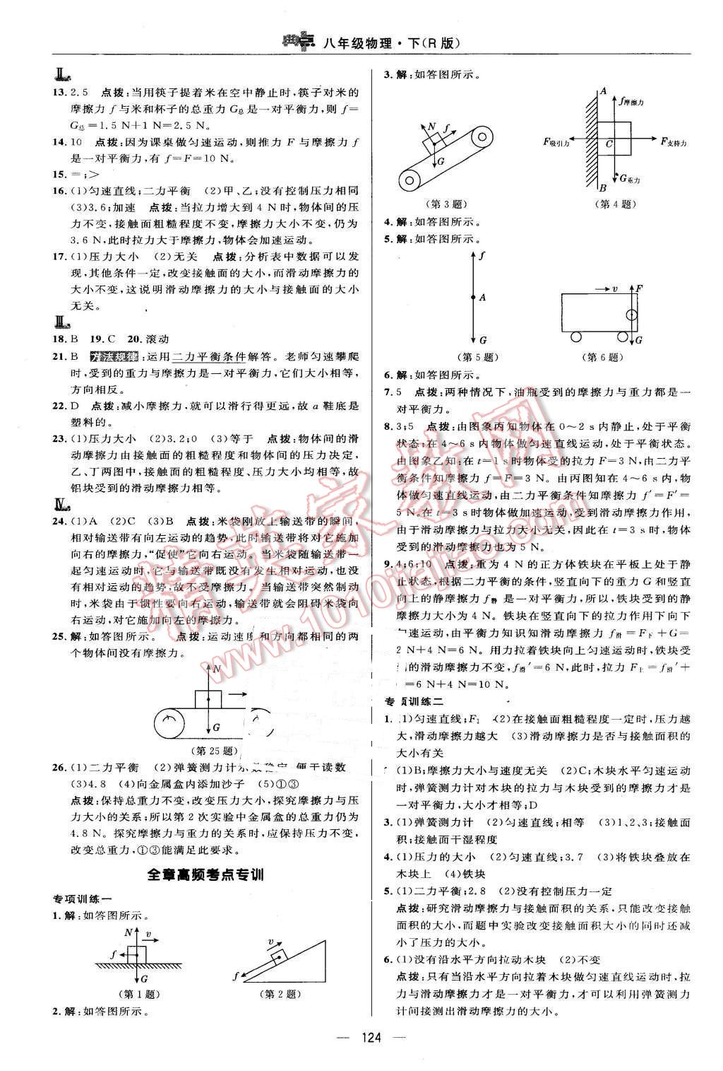 2016年綜合應(yīng)用創(chuàng)新題典中點(diǎn)八年級(jí)物理下冊(cè)人教版 第10頁(yè)