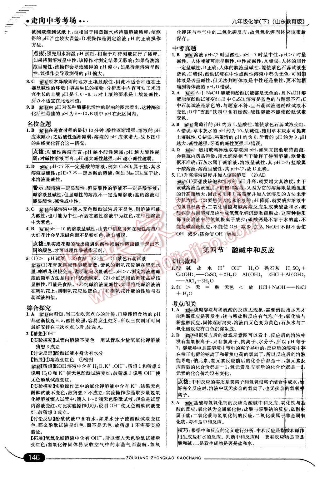 2016年走向中考考場九年級化學下冊魯教版 第4頁