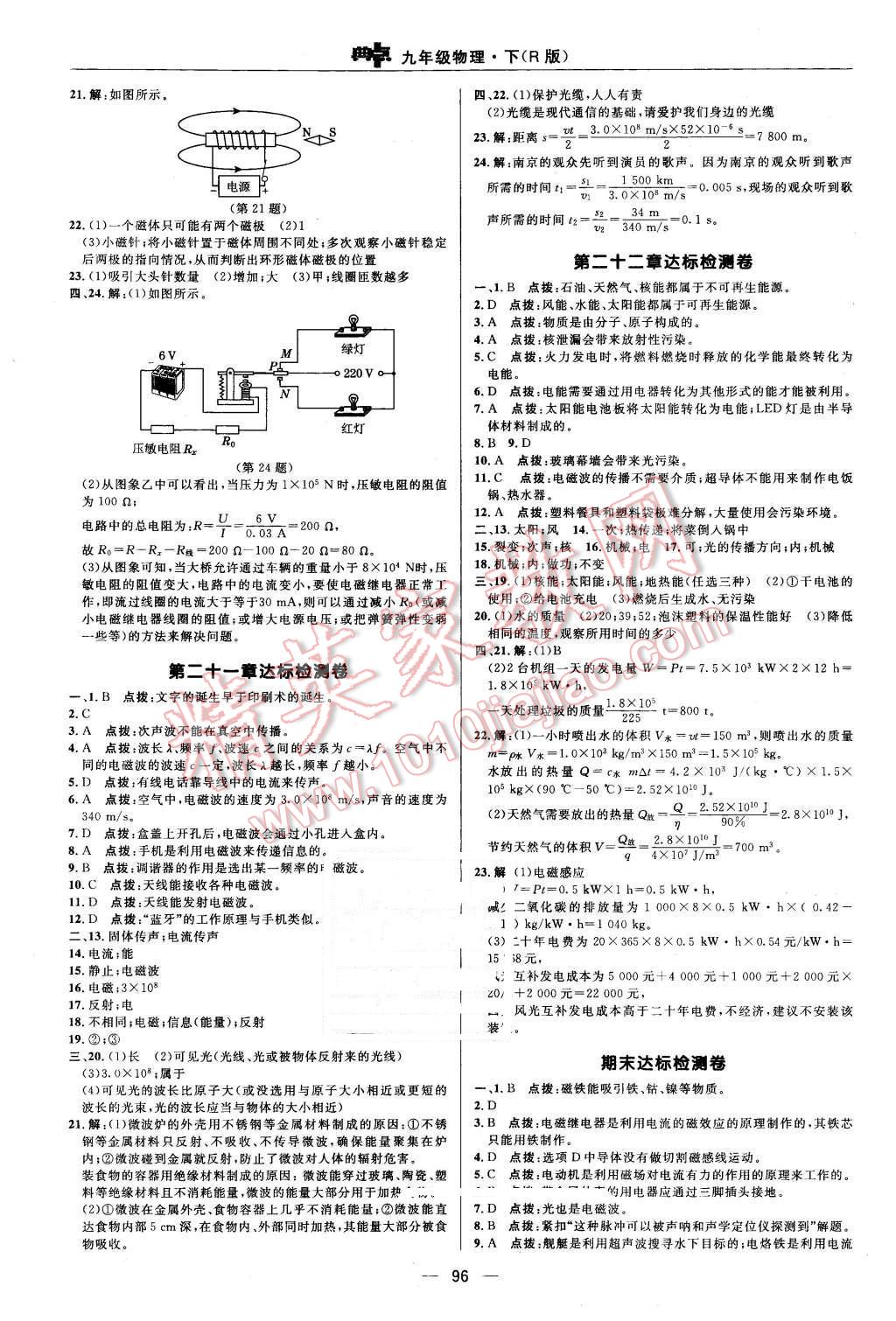 2016年綜合應(yīng)用創(chuàng)新題典中點(diǎn)九年級物理下冊人教版 第2頁