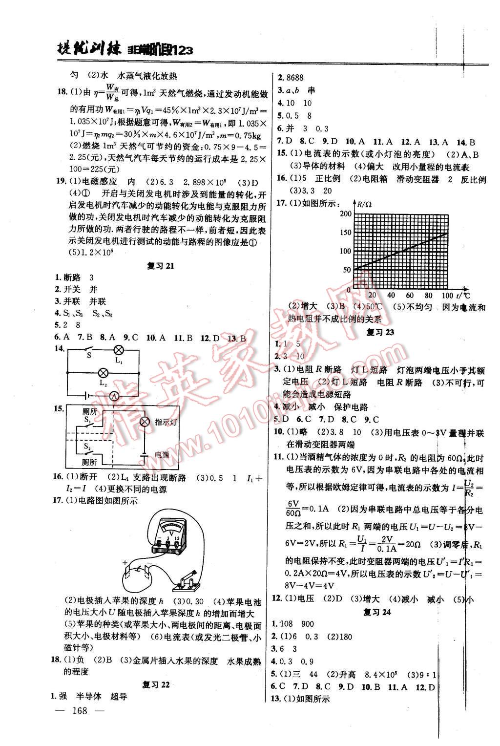 2016年提優(yōu)訓(xùn)練非常階段123九年級(jí)物理下冊(cè)江蘇版 第8頁