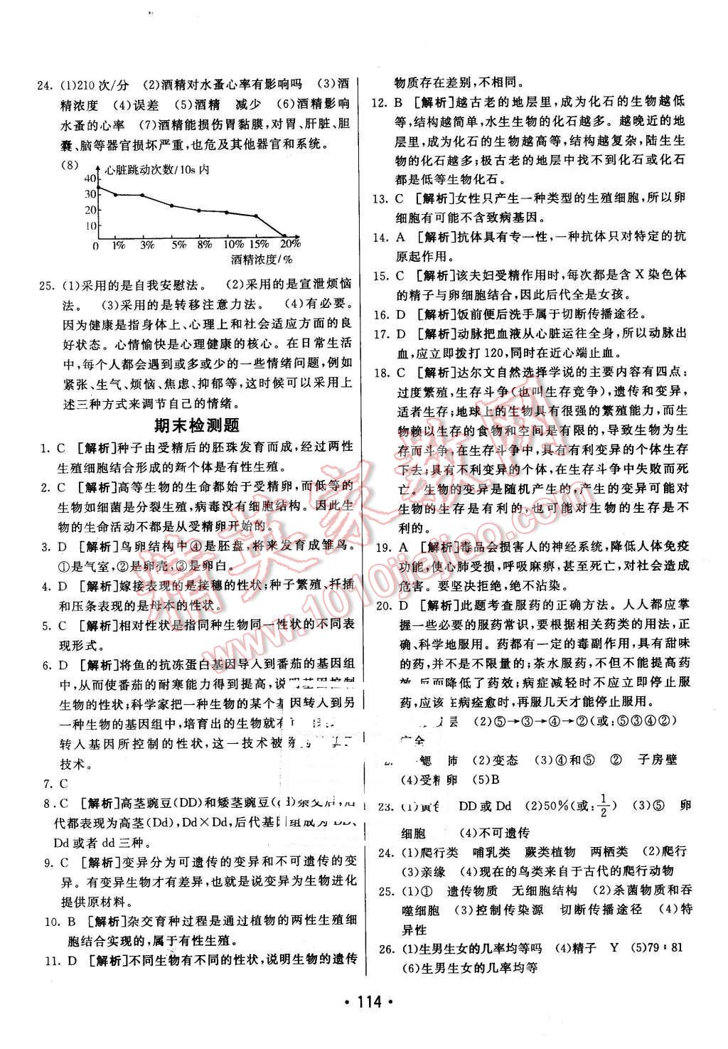 2016年同行學(xué)案八年級生物下冊人教版 第26頁