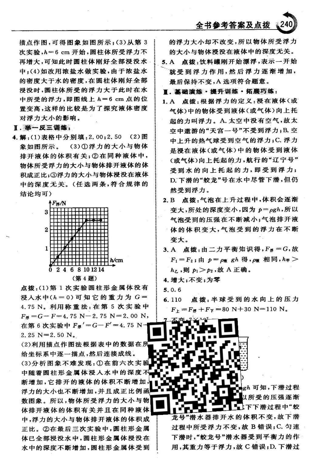 2016年特高级教师点拨八年级物理下册人教版 第十章 浮 力第28页