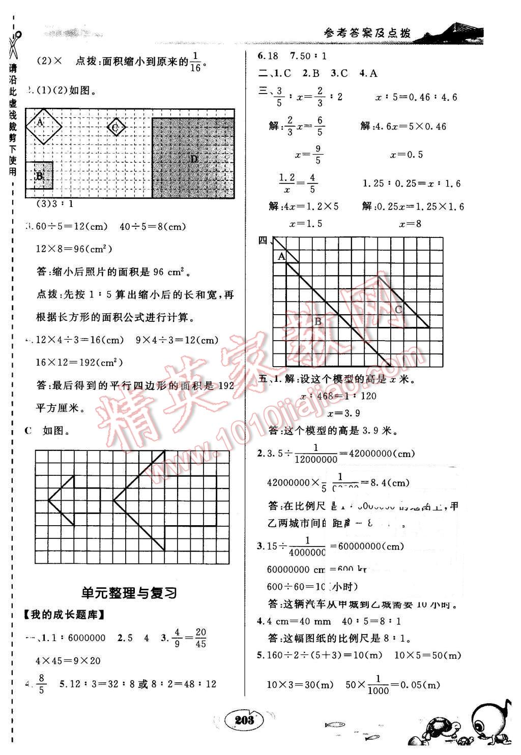 2016年特高級(jí)教師點(diǎn)撥六年級(jí)數(shù)學(xué)下冊(cè)北師大版 第11頁(yè)