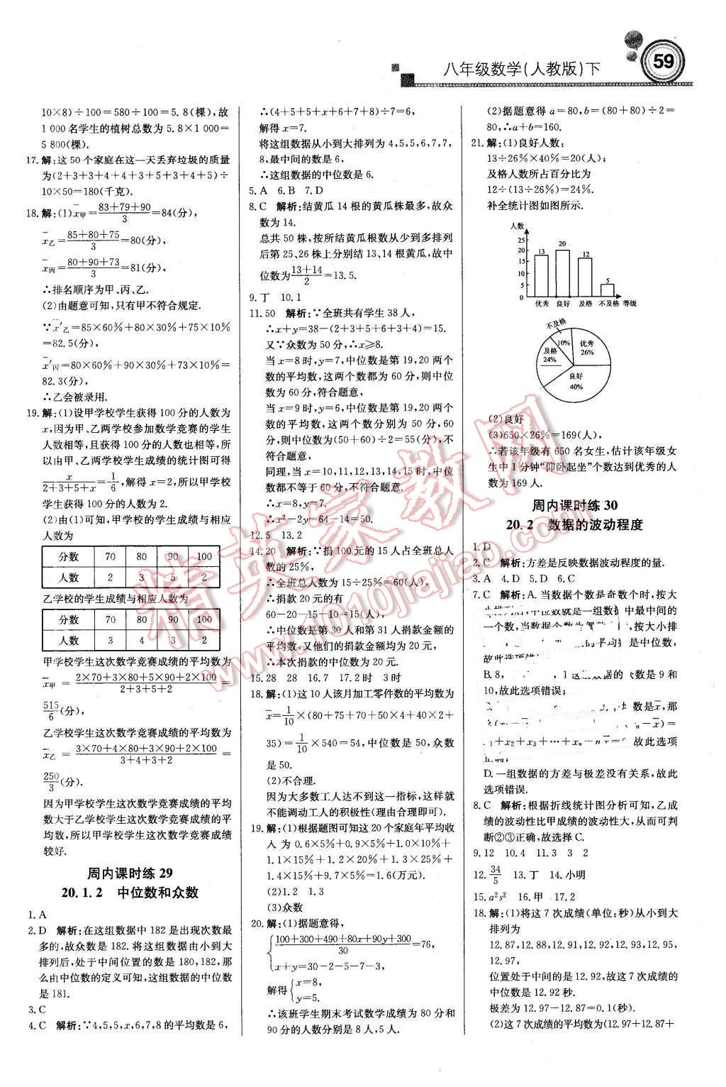 2016年輕巧奪冠周測(cè)月考直通中考八年級(jí)數(shù)學(xué)下冊(cè)人教版 第11頁(yè)