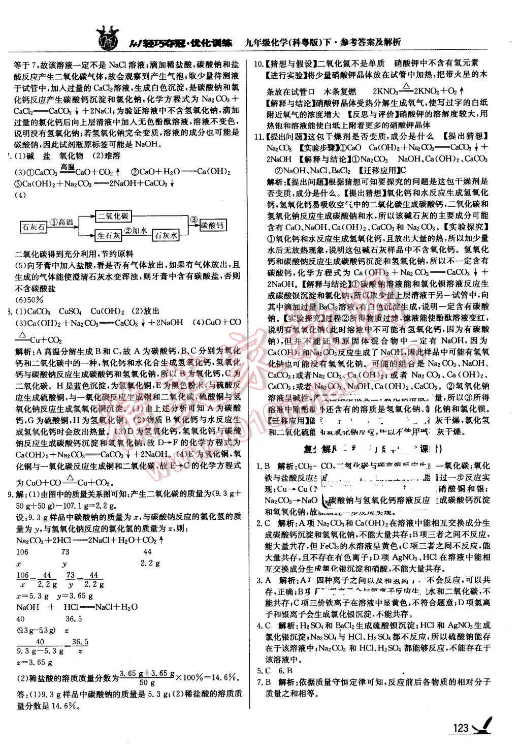 2016年1加1轻巧夺冠优化训练九年级化学下册科粤版银版 第20页