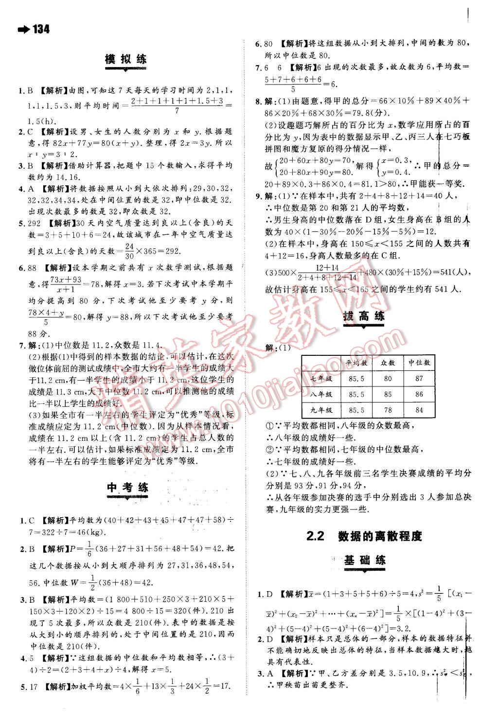 2016年一本八年級(jí)數(shù)學(xué)下冊(cè)滬科版 第28頁(yè)