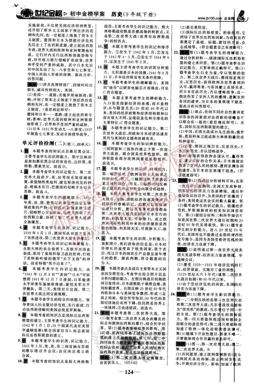 2016年世紀(jì)金榜金榜學(xué)案九年級(jí)歷史下冊(cè)人教版 第17頁(yè)