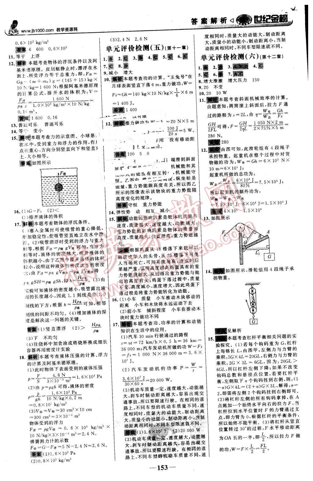 2016年世紀(jì)金榜金榜學(xué)案八年級物理下冊人教版 第30頁