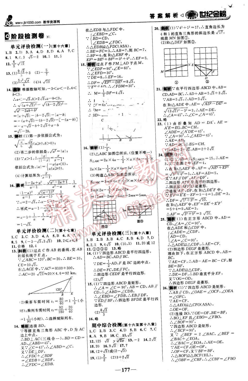 2016年世紀(jì)金榜金榜學(xué)案八年級(jí)數(shù)學(xué)下冊(cè)人教版 第22頁(yè)