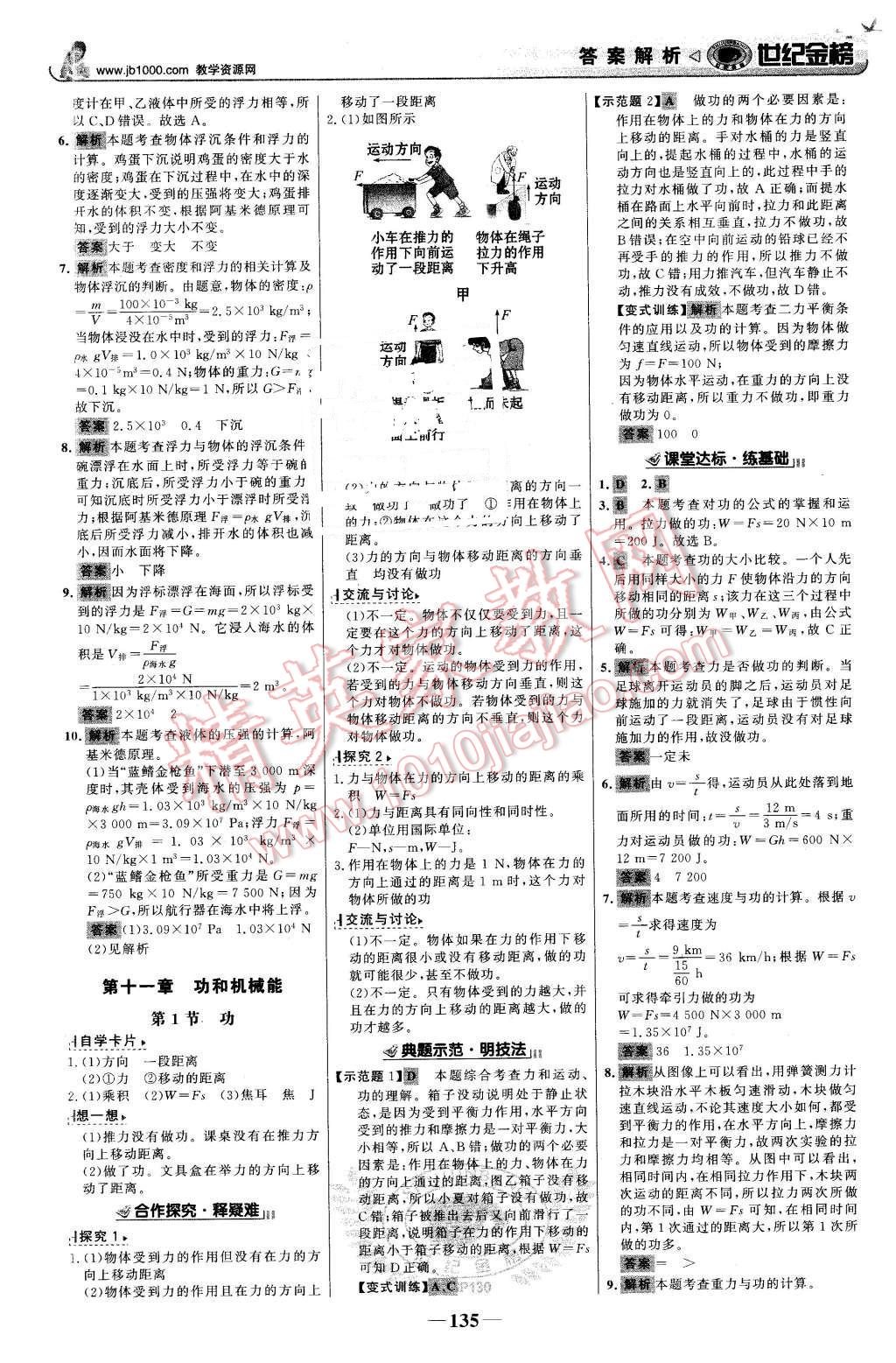 2016年世紀(jì)金榜金榜學(xué)案八年級物理下冊人教版 第12頁