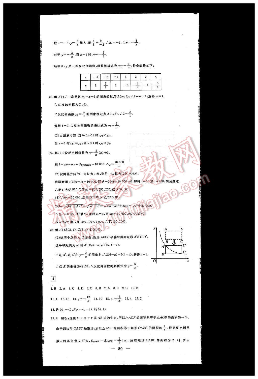 2016年王后雄黃岡密卷九年級(jí)數(shù)學(xué)下冊(cè)人教版 第2頁(yè)