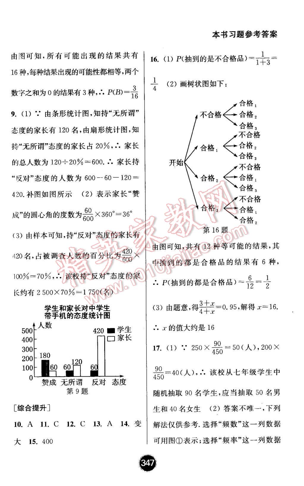 2016年通城学典非常课课通九年级数学下册苏科版 第27页