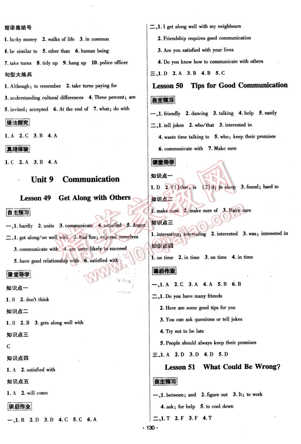 2016年優(yōu)學(xué)名師名題九年級英語下冊冀教版 第6頁