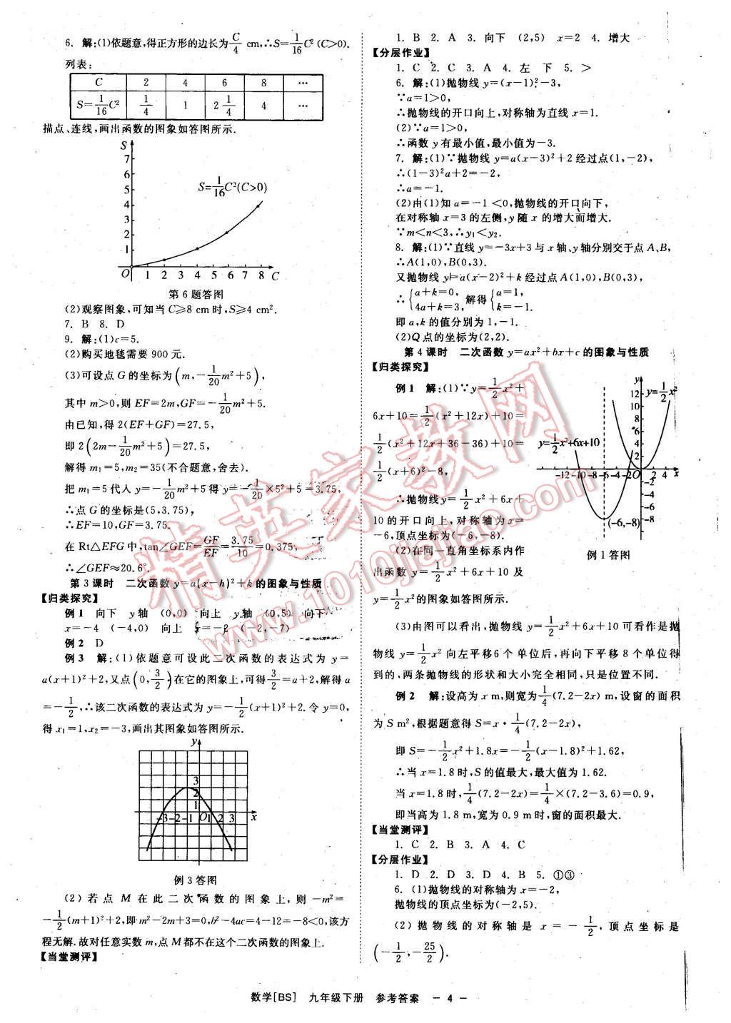2016年全效學(xué)習(xí)九年級數(shù)學(xué)下冊北師大版 第4頁