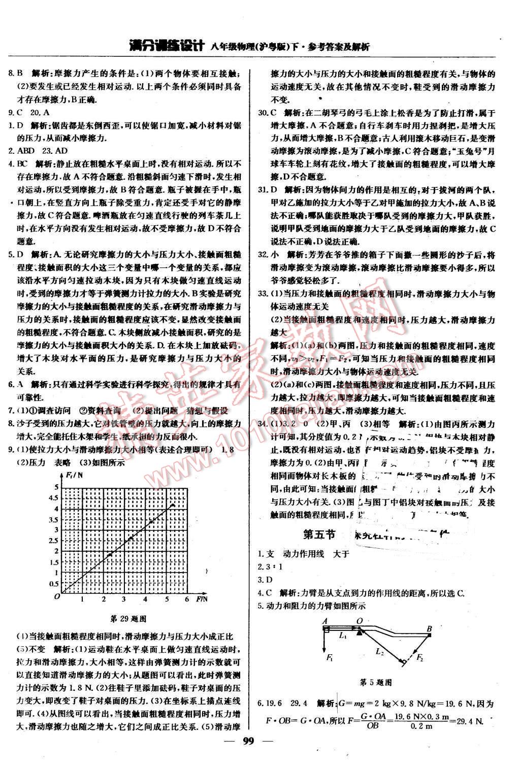 2016年滿分訓(xùn)練設(shè)計(jì)八年級(jí)物理下冊(cè)滬粵版 第4頁