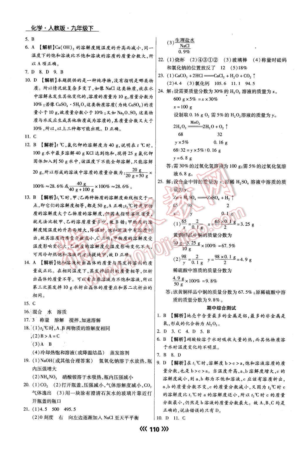 2016年學(xué)升同步練測(cè)九年級(jí)化學(xué)下冊(cè)人教版 第10頁