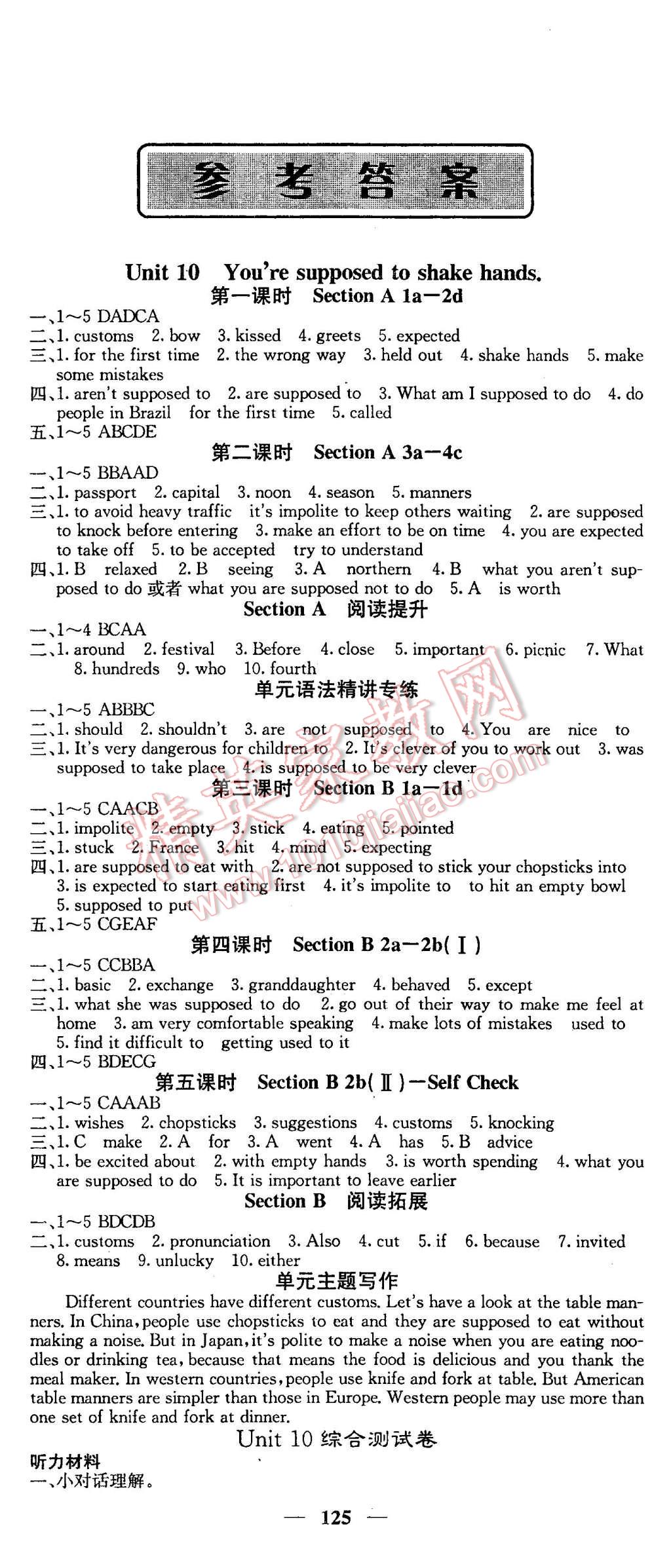 2016年名校課堂內(nèi)外九年級(jí)英語(yǔ)下冊(cè)人教版 第1頁(yè)