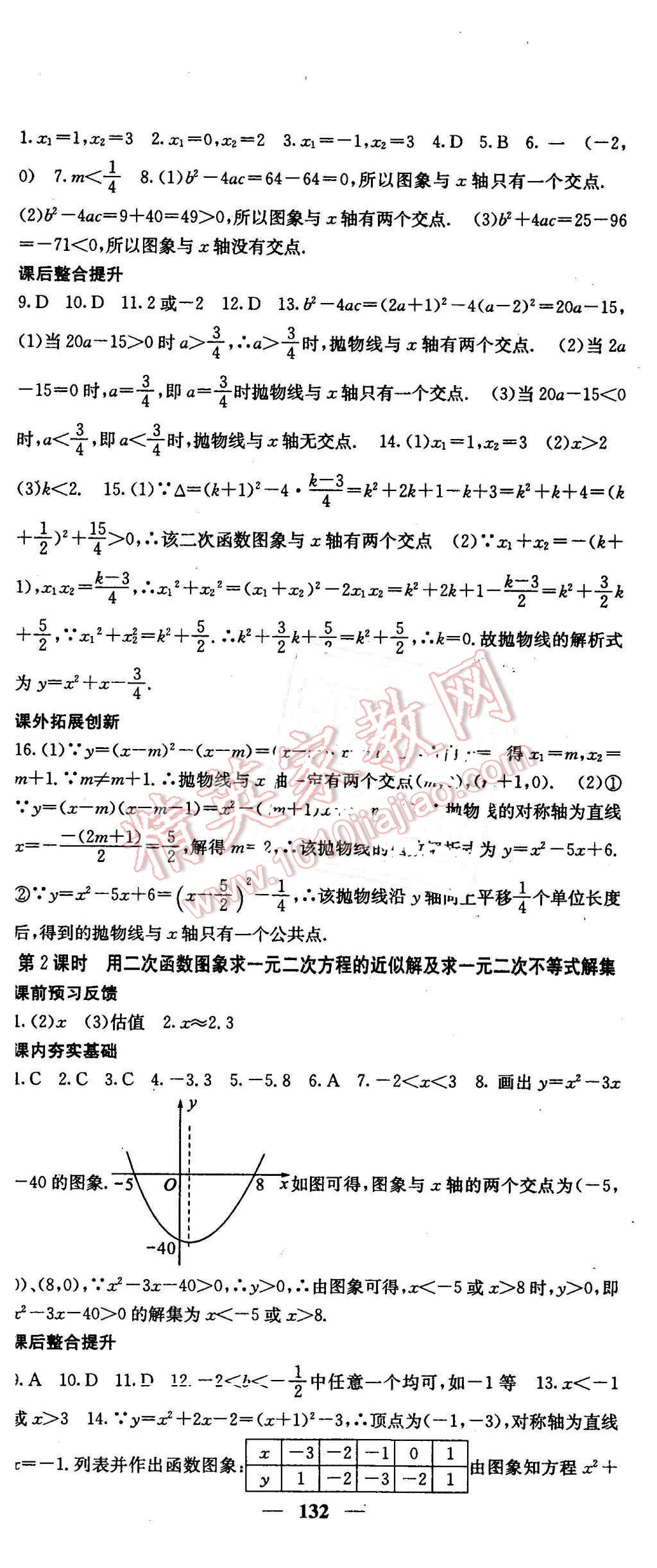 2016年名校課堂內(nèi)外九年級數(shù)學(xué)下冊北師大版 第18頁