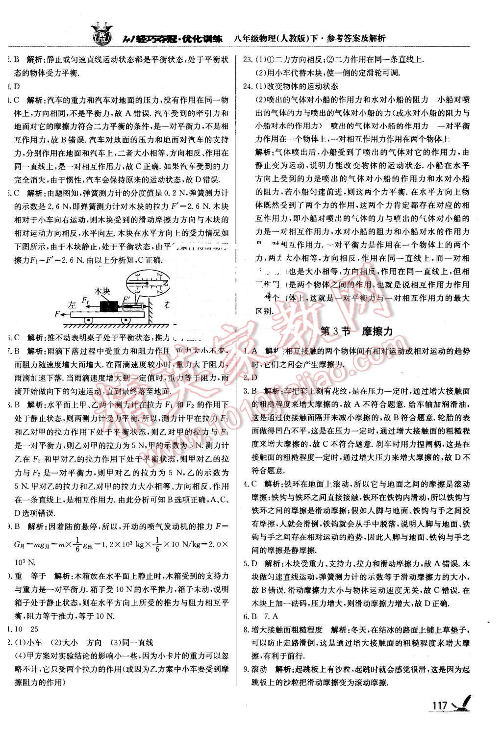 2016年1加1轻巧夺冠优化训练八年级物理下册人教版银版 第6页