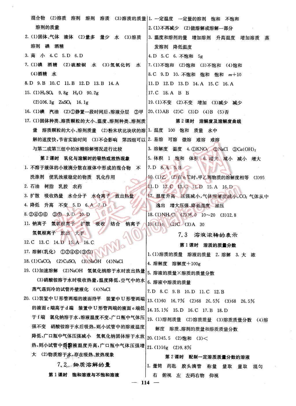 2016年名校課堂內(nèi)外九年級化學(xué)下冊科學(xué)版 第3頁